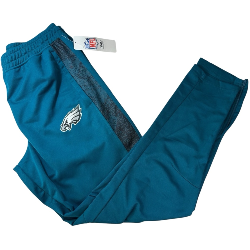 Zubaz Philadelphia Eagles Viper Accent Elevated Jacquard Track Pants Joggers - Picture 5 of 15
